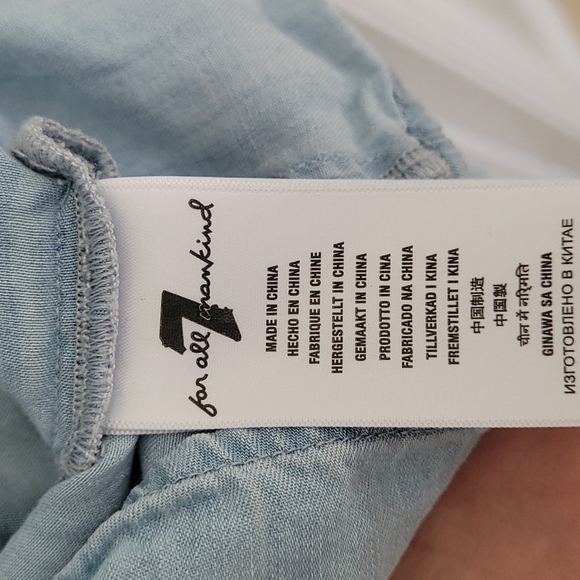 7 For All Mankind Chambray Dress - Picture 6 of 6